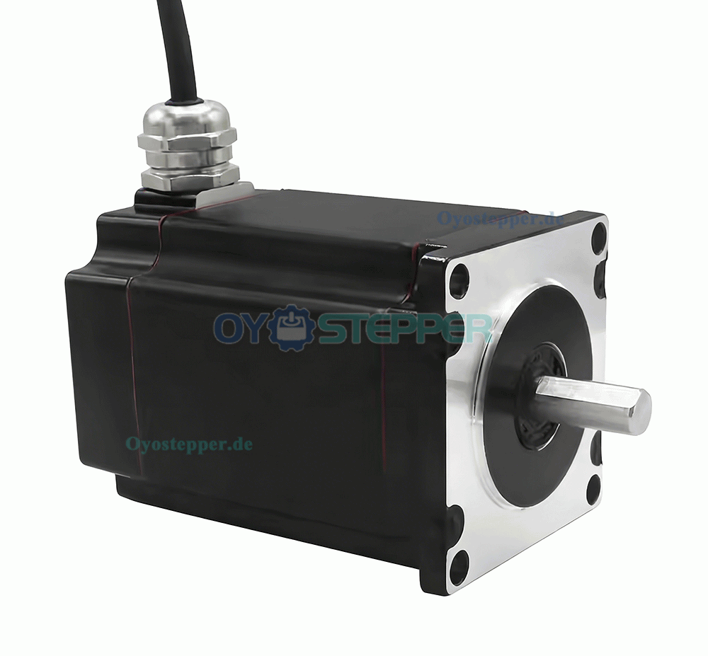 CASUN NEMA23 Hybrid Wasserdichter Schrittmotor IP67 2Nm 1,8&deg; 2,85V 3A 2 Phasen